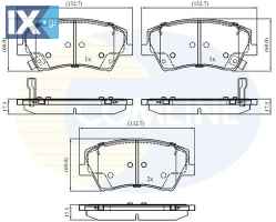 ΣΕΤ ΔΙΣΚΟΦΡΕΝΑ ΕΜΠΡ. HYUNDAI - KIA CBP32343 58101F2A00 58101F3A00 58101G2A10 58101G2A10