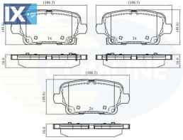 ΣΕΤ ΔΙΣΚΟΦΡΕΝΑ ΟΠΙΣΘ. OPEL CBP32384 13517694 13517694