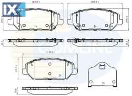 ΣΕΤ ΔΙΣΚΟΦΡΕΝΑ ΕΜΠΡ. HYUNDAI CBP32409 58101G4A00 58101G4A10