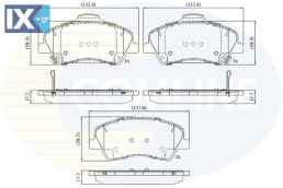 ΣΕΤ ΔΙΣΚΟΦΡΕΝΑ ΕΜΠΡ. HYUNDAI - KIA CBP32419 58101H8A58