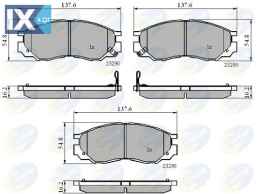 ΣΕΤ ΔΙΣΚΟΦΡΕΝΑ ΕΜΠΡ. MITSUBISHI CBP3269 DBP511119 MN102609 MR205256 MR205257 MR389547 MR389550 MZ690338 X3511009