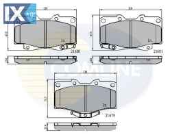 ΣΕΤ ΔΙΣΚΟΦΡΕΝΑ ΕΜΠΡ. ΤΟΥΟΤΑ-VW CBP3333 0446535030 0446535031 0446535040 0446535061 0446535080 0446535100 0446535140 0446535190 0446535200 0446535230 0446535240 0446535260 0446535280 0446560030 044656