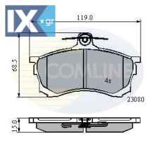 ΣΕΤ ΔΙΣΚΟΦΡΕΝΑ ΕΜΠΡ. MITSUBISHI CBP3452 DBP511116 MR249240 MR290240 MR389519 MR407944 MZ690333 X3511004