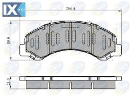 ΣΕΤ ΔΙΣΚΟΦΡΕΝΑ ΕΜΠΡ. ISUZU CBP3919 8971686340 AKNS208HEF