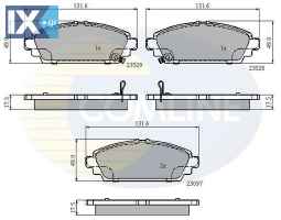 ΣΕΤ ΔΙΣΚΟΦΡΕΝΑ ΕΜΠΡ. HONDA CBP3943 45022S1AE62 45022S1AE63 45022S6F305 45022S6FE01 45022S6FE50