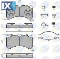 ΣΕΤ ΔΙΣΚΟΦΡΕΝΑ ΟΠΙΣΘ. MERCEDES CBP9081K 0064201520 0064205320 A0064201520 A0064205320