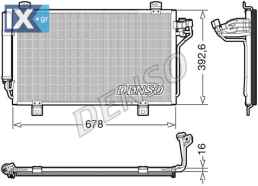 ΨΥΓΕΙΟ A C MAZDA 3 1.5,2.0 13 DENSO DCN44015 BJS861480 BSS561480 GHR161480 GHR161480A GHR161480B