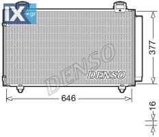 DENSO ΨΥΓΕΙΟ A C TOYOTA DCN50043 8845002240 8845012260