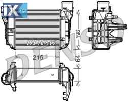 DENSO ΨΥΓΕΙΟ INTERCOOLER VAG DIT02002 8E0145805N