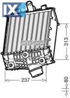 DENSO ΨΥΓΕΙΟ INTERCOOLER PORSCHE DIT28002 99111064071 99111064072