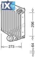 DENSO ΨΥΓΕΙΟ INTERCOOLER PORSCHE DIT28022 97011020960 97011020961