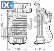 DENSO ΨΥΓΕΙΟ INTERCOOLER DIT50004 179000N010