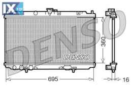 DENSO ΨΥΓΕΙΟ ΜΗΧΑΝΗΣ DRM46012 21410BM400 21410BM402