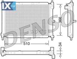 DENSO ΨΥΓΕΙΟ ΜΗΧΑΝΗΣ DRM46038 21410BC510