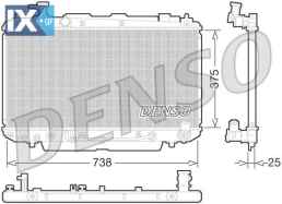 DENSO ΨΥΓΕΙΟ ΜΗΧΑΝΗΣ DRM50065 1640028180 1640028500