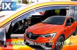 ΑΝΕΜΟΘΡΑΥΣΤΕΣ ΑΥΤΟΚΙΝΗΤΟΥ ΓΙΑ RENAULT ARKANA 5D 2019+ ΑΠΟ ΕΥΚΑΜΠΤΟ ΦΙΜΕ ΠΛΑΣΤΙΚΟ HEKO - 2 ΤΕΜ.