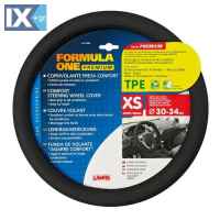 ΚΑΛΥΜΜΑ ΤΙΜΟΝΙΟΥ FORMULA ONE 30/34cm (XS) - ΜΑΥΡΟ/ΑΟΣΜΟ/ECO-FRIENDLY