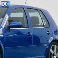 VW GOLF 4 5D 1998>2004 ΤΡΙΜ ΜΑΡΚΕ ΠΑΡΑΘΥΡΩΝ ΑΥΤΟΚΟΛΛΗΤΑ ΧΡΩΜΙΟΥ 4 ΤΕΜΑΧΙΑ