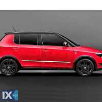 SKODA FABIA 5D 2013>2021 ΠΡΟΣΤΑΤΕΥΤΙΚΗ ΦΑΣΑ ΠΟΡΤΑΣ ΠΛΑΣΤΙΚΟ ΧΡΩΜΙΟ 8 ΤΕΜΑΧΙΑ