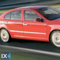 SKODA OCTAVIA 5 4D 2004>2013 ΔΙΑΚΟΣΜΗΤΙΚΗ ΦΑΣΑ ΠΟΡΤΑΣ ΧΡΩΜΙΟ 4 ΤΕΜΑΧΙΑ