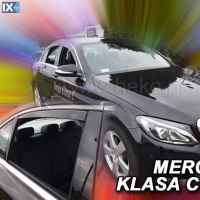 ΣΕΤ ΑΝΕΜΟΘΡΑΥΣΤΕΣ ΑΥΤΟΚΙΝΗΤΟΥ ΓΙΑ MERCEDES C-KLAS W205 4D 2014 ΑΠΟ ΕΥΚΑΜΠΤΟ ΦΙΜΕ ΠΛΑΣΤΙΚΟ HEKO - 4 ΤΕΜ.