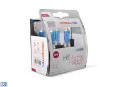 H8 12V 35W PGJ19-1 POWERTEC ULTRA WHITE 2ΤΕΜ. M-TECH