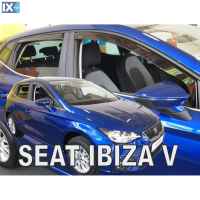 ΣΕΤ ΑΝΕΜΟΘΡΑΥΣΤΕΣ ΑΥΤΟΚΙΝΗΤΟΥ ΓΙΑ SEAT IBIZA 5D 2017> ΑΠΟ ΕΥΚΑΜΠΤΟ ΦΙΜΕ ΠΛΑΣΤΙΚΟ HEKO - 4 ΤΕΜ.