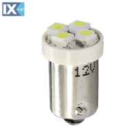 T4W 12V 0,32W BA9s (ΜΙΝΙΟΝ) LED 4xSMD3528 ΛΕΥΚΟ BLISTER 2ΤΕΜ. M-TECH