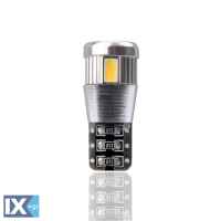 W5W 12V T10 W2,1x9,5d LED 6xSMD5730 ΛΕΥΚΟ (ΚΑΡΦΩΤΟ CAN-BUS) 1ΤΕΜ. M-TECH