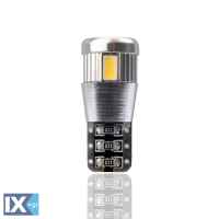 W5W 12V T10 W2,1x9,5d LED 6xSMD5730 ΛΕΥΚΟ (ΚΑΡΦΩΤΟ CAN-BUS) 2ΤΕΜ. M-TECH