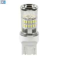 W21W (T20) 12V MEGA-LED48 6.500K 370lm W3x16d ΔΙΑΘΛΑΣΗΣ (ΚΑΡΦΩΤΟ-ΔΙΠΛΗΣ ΠΟΛΙΚΟΤΗΤΑΣ) BLISTER 1ΤΕΜ.