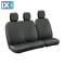 Καλύμματα Καθισμάτων Dots-1,  χωρίς επανατυλικτήρα ζώνης - Μαύρο / Γκρι  - 74,7 EUR