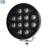 ΠΡΟΒΟΛΕΑΣ DRIVING LIGHTS 10-48V 72W 7700lm 12 CREELEDx5W 9 ΙΝΤΣΩΝ ΣΤΡΟΓΓΥΛΟ LED M-TECH