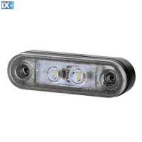 ΦΩΣ ΟΓΚΟΥ LD956 12/24V 2 LED HORPOL 79 Χ 24 mm (ΛΕΥΚΟ) - 1 ΤΕΜ.