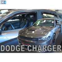 ΣΕΤ ΑΝΕΜΟΘΡΑΥΣΤΕΣ ΑΥΤΟΚΙΝΗΤΟΥ ΓΙΑ DODGE CHARGER 5D 2011> ΑΠΟ ΕΥΚΑΜΠΤΟ ΦΙΜΕ ΠΛΑΣΤΙΚΟ HEKO - 4 ΤΕΜ.