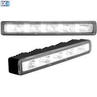 Πρόσθετο Dayline 5 LED Χρωμίου 160x25mm