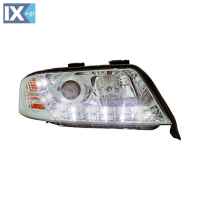 Φανάρια AUDI A6 5/97-5/01 Dayline +LED CHROME