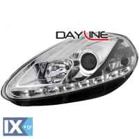 ΜΠΡΟΣΤΙΝΑ ΦΑΝΑΡΙΑ DECTANE DAYLINE FIAT GRANDE PUNTO 05>08 ΧΡΩΜΙΟ - 2 ΤΕΜΑΧΙΑ