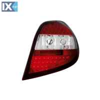 ΠΙΣΙΝΑ ΦΑΝΑΡΙΑ DECTANE RENAULT CLIO III 05>09 LED ΚΟΚΚΙΝΟ/ ΚΡΥΣΤΑΛΛΟ - 2 ΤΕΜΑΧΙΑ