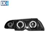 ΜΠΡΟΣΤΙΝΑ ΦΑΝΑΡΙΑ DECTANE ANGEL EYES BMW E46 3ER LIMOUSINE 98>01 ΜΑΥΡΟ - 2 ΤΕΜΑΧΙΑ