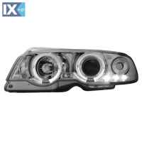 ΜΠΡΟΣΤΙΝΑ ΦΑΝΑΡΙΑ DECTANE ANGEL EYES ΒMW E46 3ER COUPE 98>01 ΧΡΩΜΙΟ - 2 ΤΕΜΑΧΙΑ