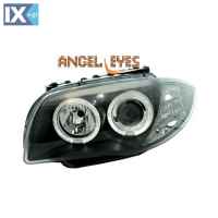 ΜΠΡΟΣΤΙΝΑ ΦΑΝΑΡΙΑ DIEDERICHS ANGEL EYES BMW ΣΕΙΡΑ 1 E81/E82/E87/E88 09/04> ΜΑΥΡΟ - 2 ΤΕΜΑΧΙΑ