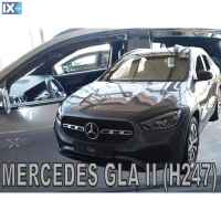 ΣΕΤ ΑΝΕΜΟΘΡΑΥΣΤΕΣ ΑΥΤΟΚΙΝΗΤΟΥ ΓΙΑ MERCEDES GLA H247 5D 2020> ΑΠΟ ΕΥΚΑΜΠΤΟ ΦΙΜΕ ΠΛΑΣΤΙΚΟ HEKO - 4 ΤΕΜ.