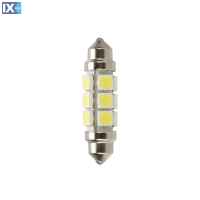 ΛΑΜΠΑΚΙ ΠΛΑΦΟΝΙΕΡΑΣ 24-30V 11x43mm 216lm 12xSMD LED ΛΕΥΚΟ (ΔΙΠΛΗΣ ΠΟΛΙΚΟΤΗΤΑΣ/ CAN-BUS) 2ΤΕΜ.