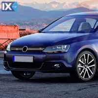 VW JETTA 4D 2011>2014 ΔΙΑΚΟΣΜΗΤΙΚΕΣ ΓΡΙΛΙΕΣ ΜΑΣΚΑΣ ΕΜΠΡΟΣ ΧΡΩΜΙΟΥ 4 ΤΕΜΑΧΙΑ