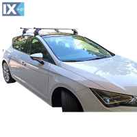 Kit Μπάρα Αλουμινίου - Πόδια NORDRIVE Seat Leon 5d 2014+ 2 τεμάχια