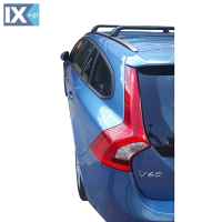 Kit Μπάρα - Πόδια για VOLVO V60 με Flush Railing 2010+ 2 τεμάχια