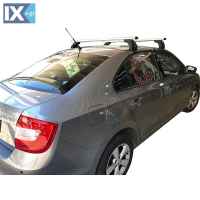 Kit Μπάρες Αλουμινίου NORDRIVE - Πόδια για Skoda Octavia Rapid 2013+ 2 τεμάχια