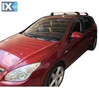 Kit Μπάρες Οροφής Αλουμινίου WHISPBAR FLUSH - Πόδια για Hyundai i30 2007-2011 2 τεμάχια