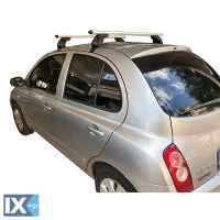 Kit Μπάρες Αλουμινίου NORDRIVE - Πόδια για Nissan Micra 2003-2010 3/5 doors 2 τεμάχια